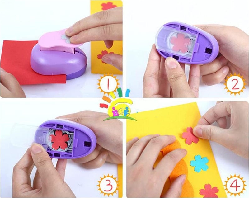 CADY Crafts Punch 2.5 cm Paper Punches EVA Handmade Punches Flower (Apple) - Image 2